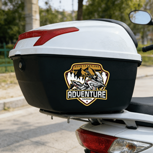 Autocollants d'aventure personnalisés en PVC résistants aux UV, autocollants adhésifs <span class=keywords><strong>pour</strong></span> la décoration des casques et des <span class=keywords><strong>camping</strong></span>-cars, autocollants imperméables imprimés - Product Image 3