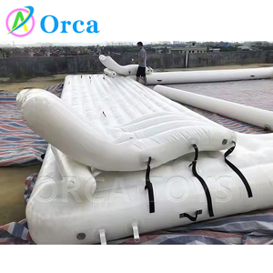 Muelle de Isla de ocio inflable preciso de fábrica, yate de lujo acuático de equipo de juego, instalación de entretenimiento acuático inflable flotante - Product Image 6