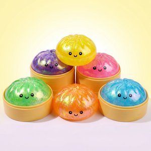 Plastic Maltose Steamed Bun Squishy Soft Slow Rebound Sensory Squeeze Stress Relief Anxiety Relief Toy Wholesale - Product Image 1