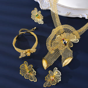 Juego de Joyería MEIZI Chapado en Oro de 18K con Perlas, Inspirado en la Moda Africana, para Mujer, Bodas, Fiestas, Aniversarios, Regalo Inspirado en Dubái - Product Image 3