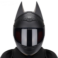 SLKE intégral ABS route équitation course moto moto électrique moto chauve-souris oreille homme casque