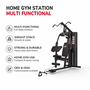 Equipo de Gimnasio Multifuncional de Acero de Alta Resistencia con Prensa Frontal para Exportación, Compatible con Pedidos Mixtos SMETA, Compra al por Mayor - Product Image 2