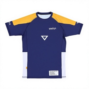 Rashguard MMA BJJ personnalisé pour le Jiu-Jitsu Brésilien, T-shirt de compression pour grappling et entraînement No-Gi, extensible, séchage rapide, 240g - Product Image 3
