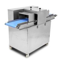 Bande transporteuse en PU, acier inoxydable 304, moteur en cuivre pur 3000W, réglable, électrique, automatique, trancheuse à viande de qualité industrielle 800 kg/h