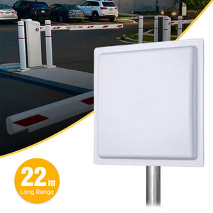 ISO 18000-6C 주차 시스템 패시브 12dBi 통합 장거리 UHF <span class=keywords><strong>RFID</strong></span> 안테나 차량용 카드 태그 리더기 Wiegand26/34 리더 - Product Image 1