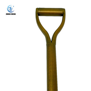 Usine personnalisée Pelle en acier au manganèse robuste avec poignée en métal couleur or - Product Image 4