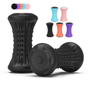 Rouleau de boule de massage d'arachide de poche pour l'exercice de yoga et la fonction de vibration de soulagement de la douleur pour les massages des pieds - Product Image 1