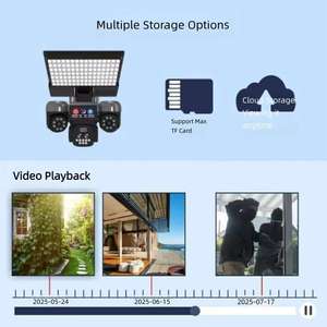 Cámara PTZ Inalámbrica Solar para Exteriores OEM V380 <span class=keywords><strong>Pro</strong></span>, 3 Lentes, Zoom 10X, Tarjeta SIM 4G, Luz Solar para Calle con Detección de Movimiento - Product Image 5