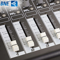PMX808D Profesyonel 550W*2 Güçlendirilmiş Mikser Çift 7 Bantlı EQ Entegre Amplifikatörlü Mikser 8 Kanal Güçlü Ses Mikseri Amplifikatörlü