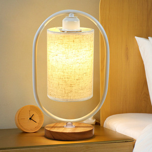 Lampada da tavolo calligrafia in stile cinese Zen lampada da comodino retrò e semplice decorazione camera da letto famiglia camera da tè piccola luce notturna - Product Image 5