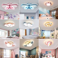 Plafonniers LED Dolphin lumineux et chauds Design acrylique mignon pour les chambres d'enfants et de parents d'enfants Mode de contrôle à distance