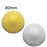 Monedas de desafío de latón macizo grabadas con láser, 40mm 50mm, bimetálicas (cabeza y cola), moneda de recuerdo de utilería