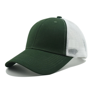 Gorras Trucker Deportivas de 6 Paneles de Algodón Twill con Malla, Bordado de Logotipo Personalizado, Colores Mixtos, Bordado a Mano Oxford Dot Argyle - Product Image 3
