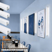 Plafonnier LED personnalisable à montage en surface ou suspendu, orientable à 270 degrés, dimmable, 5W-12W par mètre carré, pour plafond moderne