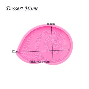 DY0963 — moule en résine de 4 pouces, moule <span class=keywords><strong>à</strong></span> coquille, motif étoile de mer époxy, plateau roulant - Product Image 3