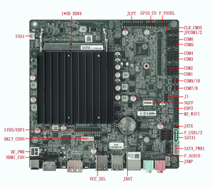 Elsky HD4001-M100F Mini PCs with Alder Lake N200 N100 N97 I3-N305 CPU Processor and <b>Ddr4</b> <b>Memory</b> for Business Office Use - Product Image 5