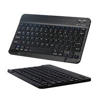 Nouveau clavier ergonomique sans fil mince en aluminium avec USB Type-C pour tablette, ordinateur portable