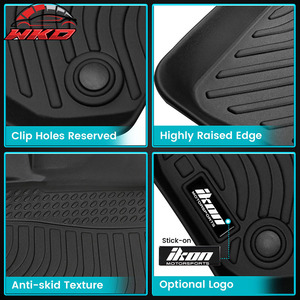 Fits <b>For</b> BMW X3 G01 2018-2024 <b>For</b> X4 G02 2019-2025 Floor Mats All Season <b>Carpets</b> Liner - TPE 3D Molded Waterproof - Product Image 3