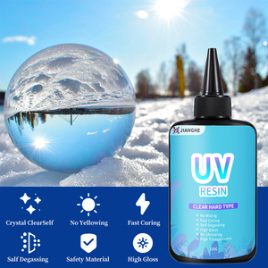 Alta viscosità a secco rapidamente veloce cura trasparente di cristallo duro UV colla epossidica UV resina per l'artigianato - Product Image 4