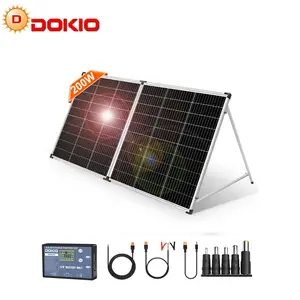 Depo 200W Sunpower ETFE esnek taşınabilir katlanabilir GÜNEŞ PANELI katlanır GÜNEŞ PANELI