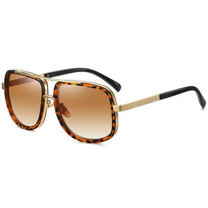 Gafas de Sol Polarizadas Cuadradas de Lujo para Hombre, Tendencia 2025, Montura Metálica, Gafas de Moda para Deportes al Aire Libre, Protección UV, Unisex - Product Image 6