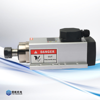 Moteur de broche pour routeur CNC à couple élevé, refroidi par air, haute vitesse, BT30, 2,2 kW, 220 V, 24 000 tr/min, avec variateur de fréquence, fourni directement par l'usine