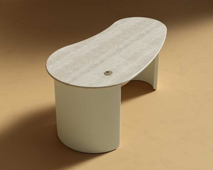 Mesa de Oficina Moderna de Última Generación con Diseño de Mármol, Mesa de Trabajo para Oficina, Mesa de Estilo Italiano para Oficina en Casa - Product Image 1