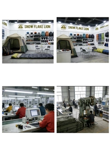Tente gonflable spacieuse de 8 m², version AB à double porte avec double lanterneau, imperméable, quatre saisons, pour le <span class=keywords><strong>camping</strong></span> en plein air - Product Image 6
