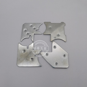 Support d'angle en aluminium Autonomy 14, durable, pour la décoration intérieure, connecteur de quincaillerie pour portes et fenêtres - Product Image 1