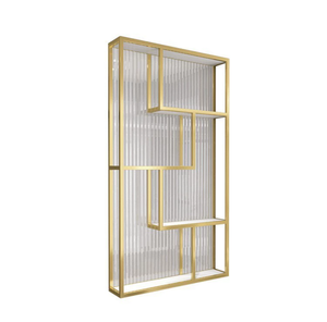 Nordico moderno mezza parete ripiano divisorio per soggiorno bagno Changhong vetro schermo ingresso a secco zona umida tavolo di lavaggio - Product Image 5