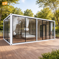Maison conteneur mobile amovible DreamMaker de 40 pieds Maison portable Autre maison prête à l'emploi Maison préfabriquée de cam