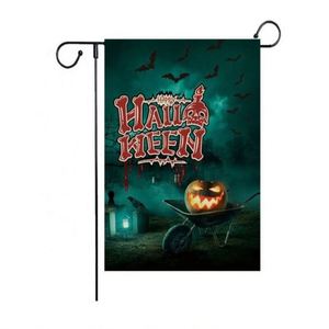 ธงสวนพิมพ์ลายดิจิตอลกันน้ำสำหรับกลางแจ้ง ขนาด 12x18 นิ้ว สำหรับเทศกาลต่างๆ ต้อนรับฤดูกาล  แบบซับลิเมชั่น ขายส่ง รับทำตามสั่ง - Product Image 4