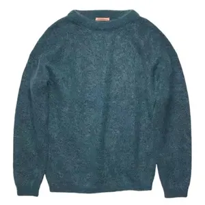 FYB OEM-jersey de lana de mohair para mujer, jersey de lana ajustado, básico, elegante, de punto, unisex