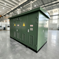 Subestación Compacta en Caja de 500kVA con Certificación CE ZHUOLI para Transmisión de Energía Eléctrica, IP54, Modelo Híbrido Personalizado de Doble Capa con Bloqueo