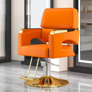 Fauteuil de Barbier Hydraulique Inclinable Nouveau Design Vintage pour Salon de Coiffure et Esthétique - Product Image 3