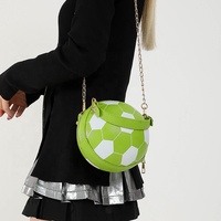 Vente en gros de nouveauté forme de basket-ball lettre balle ronde fourre-tout sac à main sac à bandoulière pour les filles