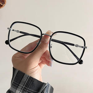 Montures de lunettes carrées Qianai, anti-lumière bleue, monture complète, unisexe, verres en acrylique P5 23009 - Product Image 5