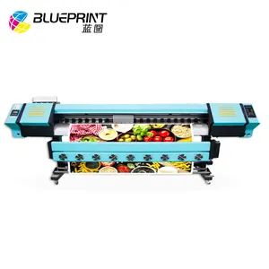 7.5 Feet Digital Eco Solvent Printer 2.3m Banner Vinyl Sticker Printing Machine Used DX5 Printheads