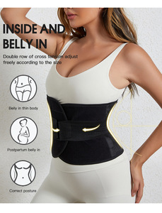 <span class=keywords><strong>Faja</strong></span> de Soporte Lumbar de Alta Elasticidad para Yoga, <span class=keywords><strong>Faja</strong></span> Abdominal <span class=keywords><strong>Reductora</strong></span>, Protección para Fitness, Transpirable - Product Image 2