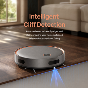 Robot aspirateur intelligent, contrôle par application, ultra-plat, anti-chute, aspiration puissante, recharge automatique, robot de nettoyage domestique - Product Image 3