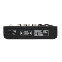 Console de mixage audio professionnelle XTUGA EQ4 Performance Console de mixage 4 canaux Interface live USB karaoké avec 99 DSP