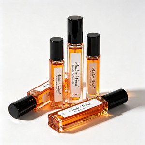Aceite de Perfume de Madera de Ámbar 10ml Roll-On Eau de Parfum, Fragancia Cálida Amaderada de Ámbar, Larga Duración, Sin Alcohol - Product Image 3