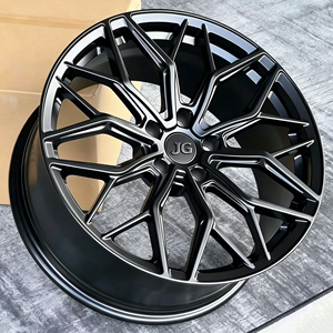 Rines de Aluminio Forjado con Acabado Negro Brillante JG para Autos, 18 19 20 21 Pulgadas para Audi BMW <span class=keywords><strong>Mercedes</strong></span>, Certificación JWL VIA - Product Image 1