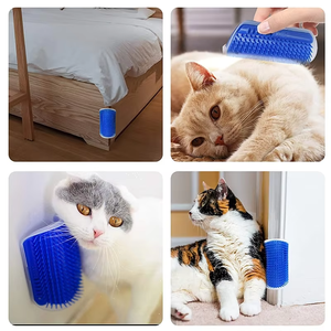 Cepillo DE ASEO suave para esquina de pared con peines de masaje de hierba gatera, cepillo de aseo para gatos largos y cortos, perros - Product Image 2