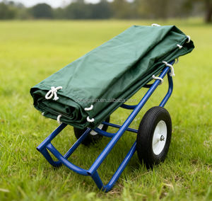 Heavy Duty 500kg Steel Frame Oil Drum Trolley Pneumatic Wheels <strong>Mover</strong> Cart for <strong>Storage</strong> 500kg Capacity Cylinder Cart - Product Image 6