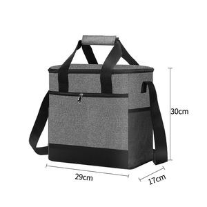 Sac isotherme en cuir imperméable personnalisé en usine, grande capacité, portable, pour extérieur, sac <span class=keywords><strong>de</strong></span> transport réfrigéré - Product Image 6