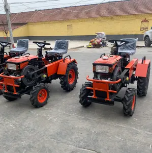 Traktor kecil 4 roda 12HP 15HP, untuk pertanian pertanian atau mesin taman
