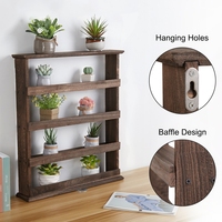 Étagère de rangement murale pour la cuisine avec étagères et présentoir de chambre à coucher pour contenir des plantes, des épices et des trésors