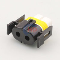2 cara H11 soket lampu depan colokan cahaya konektor mobil H4 bohlam keramik pemegang kabel silikon HDY029AC-2.8-21