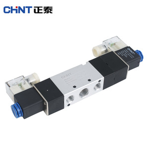 Vanne solénoïde 3 voies 5 ports Chnt N4V330C-10 220V 3/8 po à température normale - Product Image 4